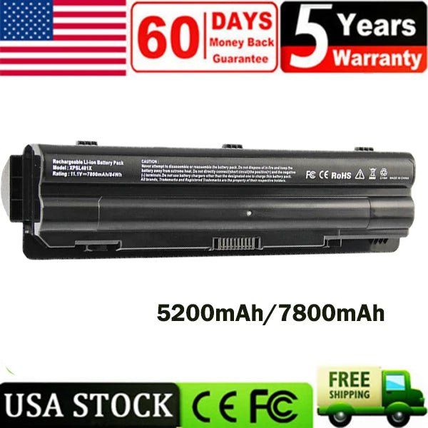 6/9Ce Battery for Dell XPS 14 15 17 L401X L501X L502X L701X L702X JWPHF R795X