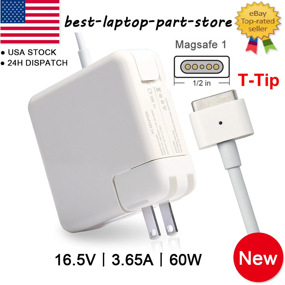 60W T-Tip Adapter Power Charger For Apple Macbook Pro13"A1181 A1184 A1185 A1278