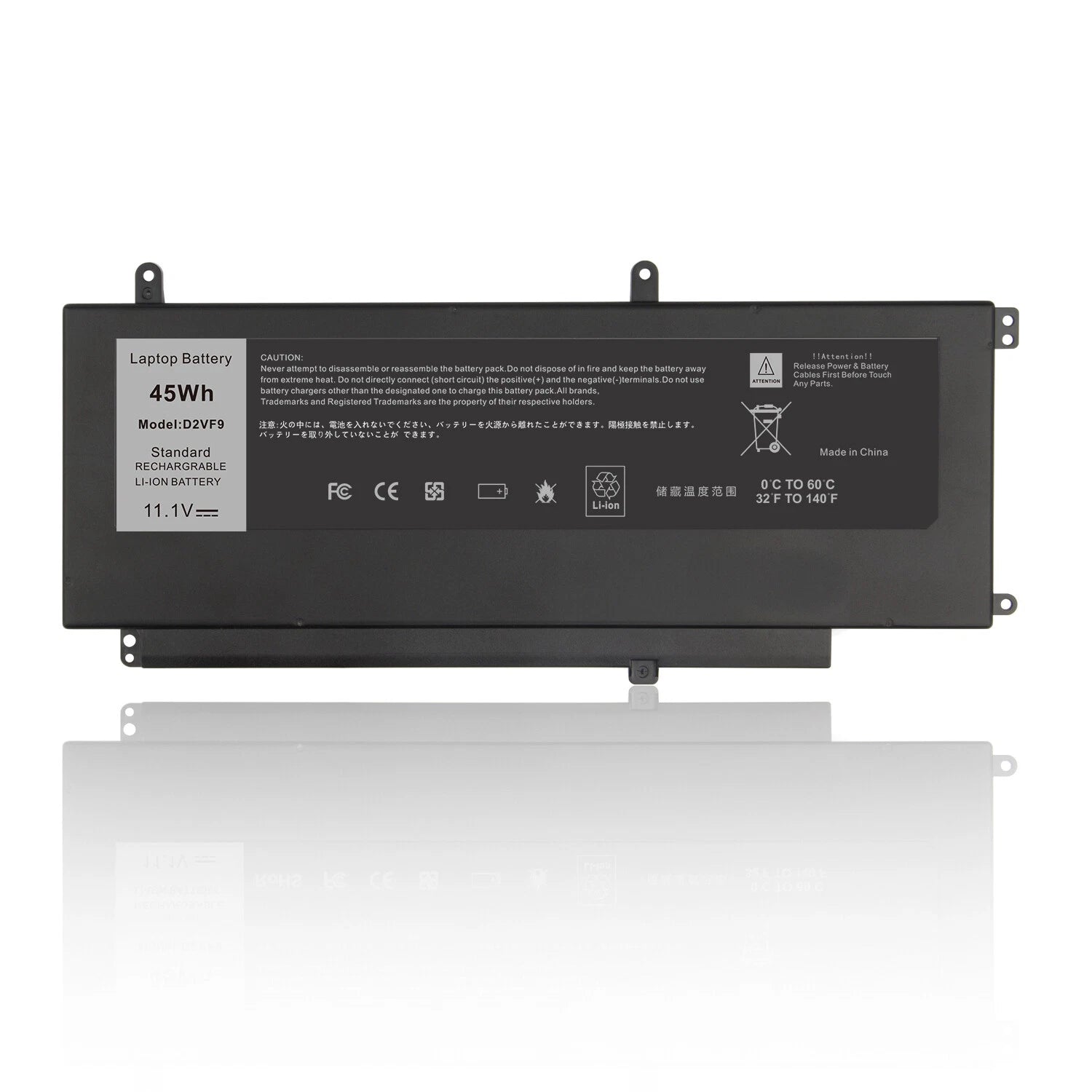 D2VF9 Battery For Dell Inspiron 15-7547 15-7548 Vostro 14-5459 14-5687 0PXR51