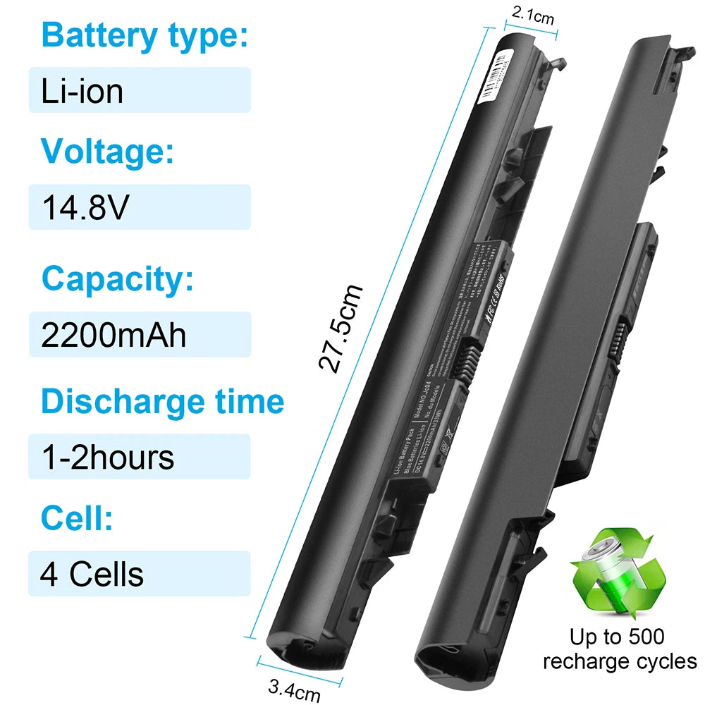 JC04 Laptop Battery for HP 919700-850 15-BS015DX 250 G6 17-BS011DX JC03 2200MAH