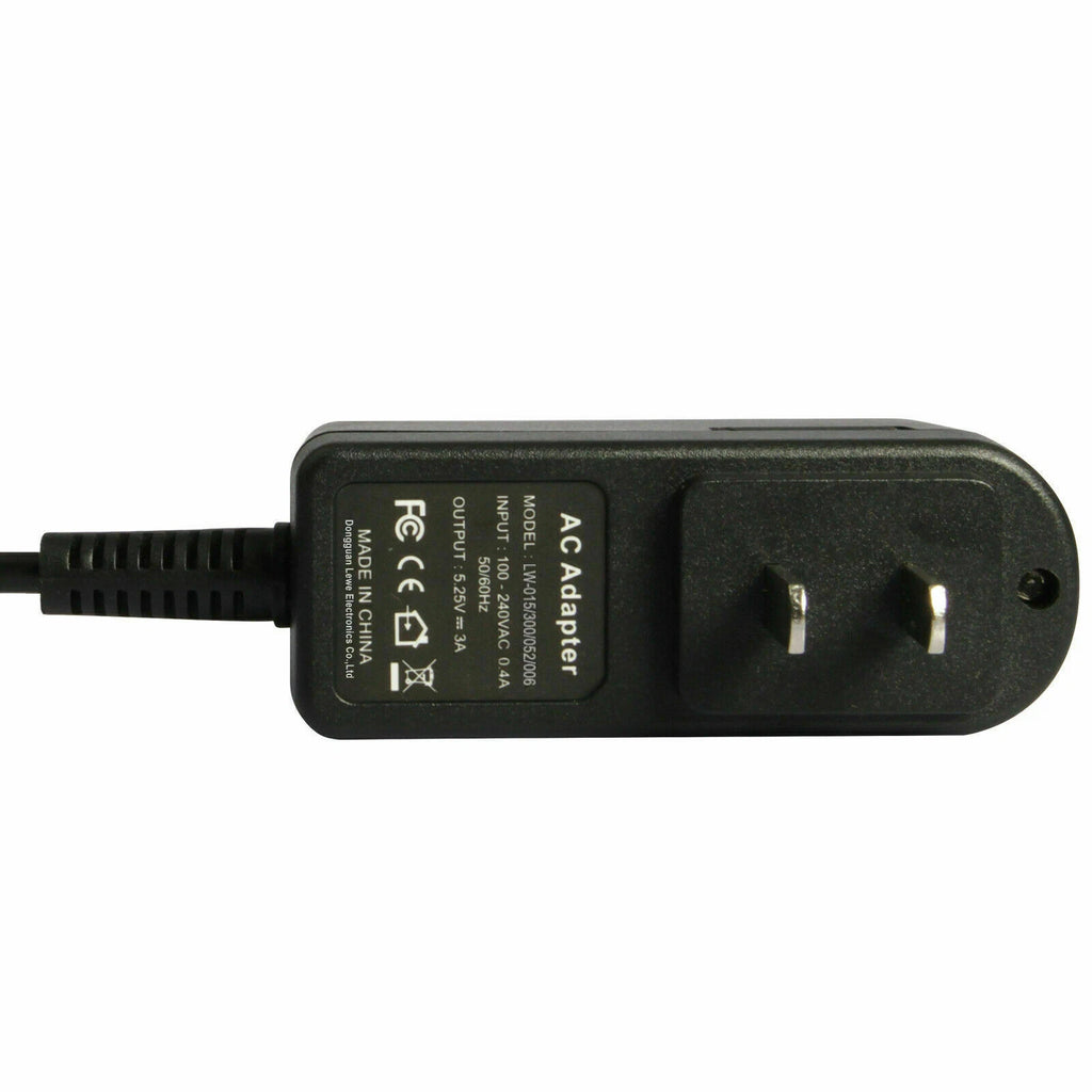 5.25V 3A Micro USB Power Adapter Charger for HP Chromebook 11 G1 G2 G3 11-1101