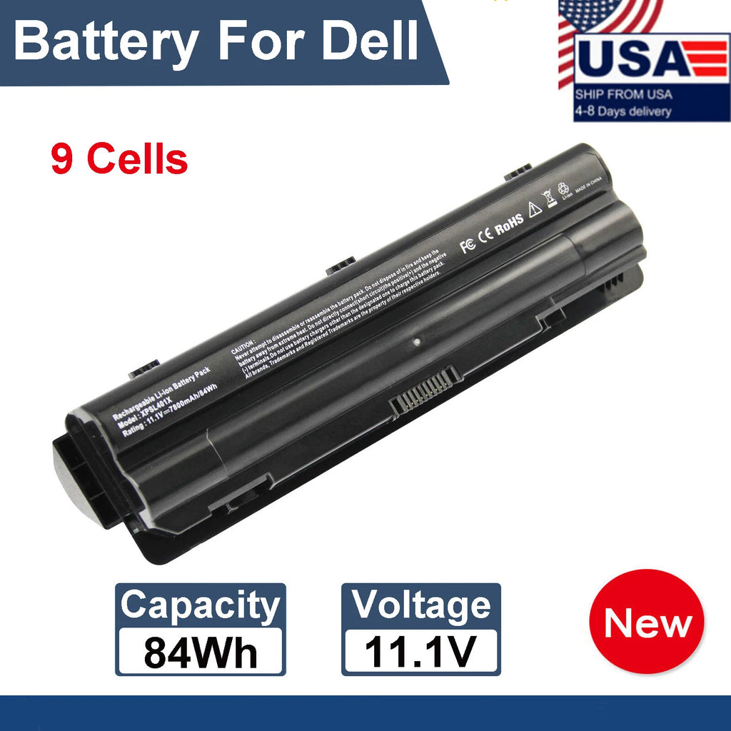 Laptop Battery for Dell XPS 17 L701X L702X 15 L501X L502X 14 L401X 11.1V 7800mAh