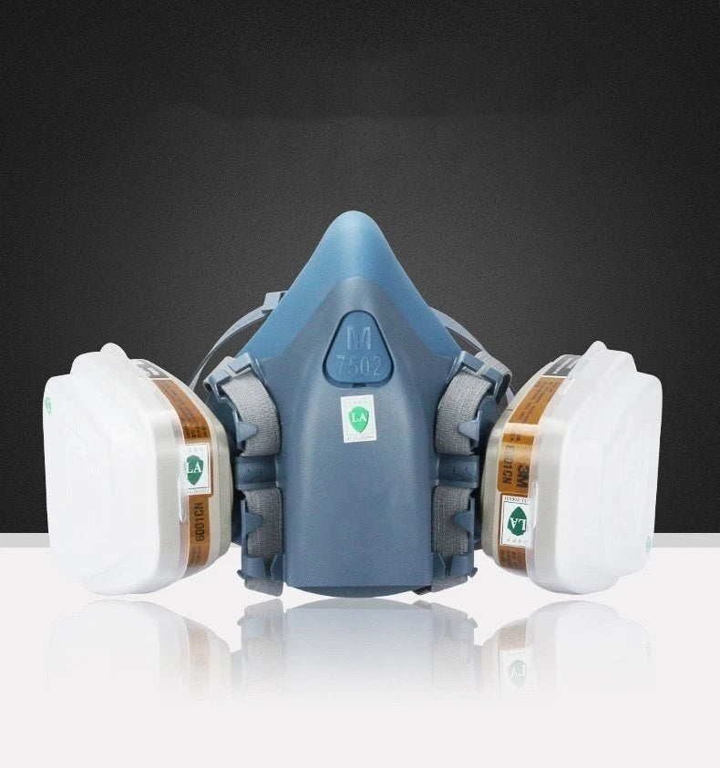 7/17 in 1 Half Face Gas Mask Respirator For 7502 Facepiece Spraying Painting