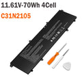 Replace C31N2105 Battery for ASUS VivoBook M1403QA M1503QA M3401QC K3502ZA 70Wh