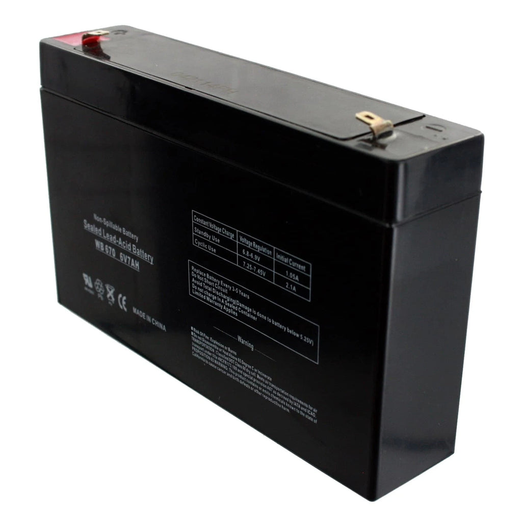 NEW 3PC 6V 7Ah SLA Battery EB670 SLA For UB670, D5734 PS670
