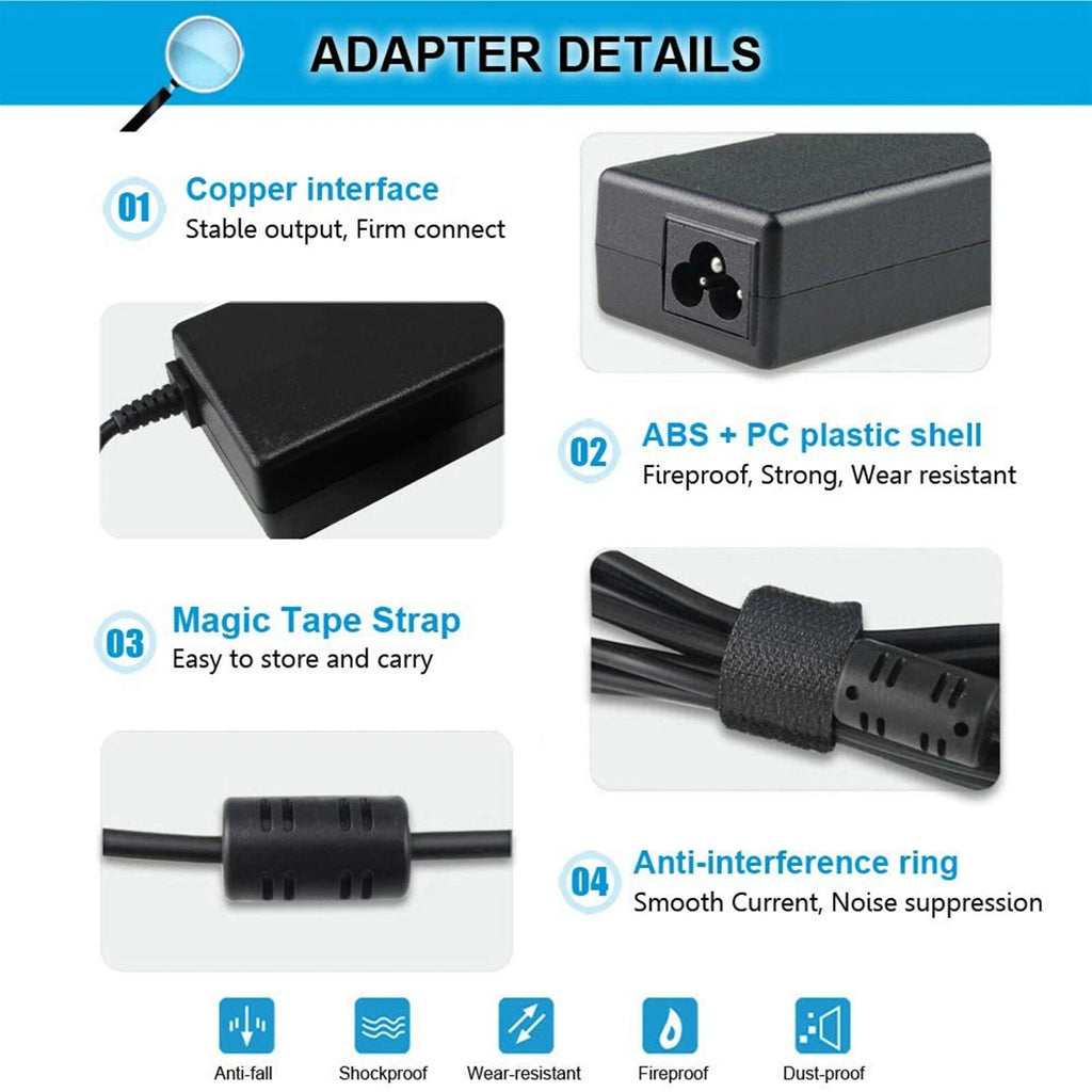 AC Adapter For HP Probook 6455b 6460b 6465b 6470b 6475b Power Cord Charger 90W