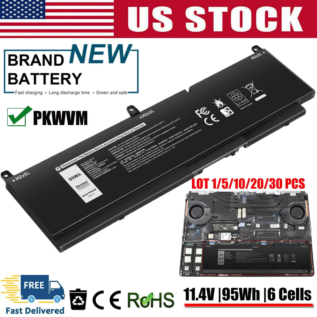 ?LOT PKWVM Laptop Battery for Dell Precision 7550 7560 7750 7760 453-BBCQ P44E