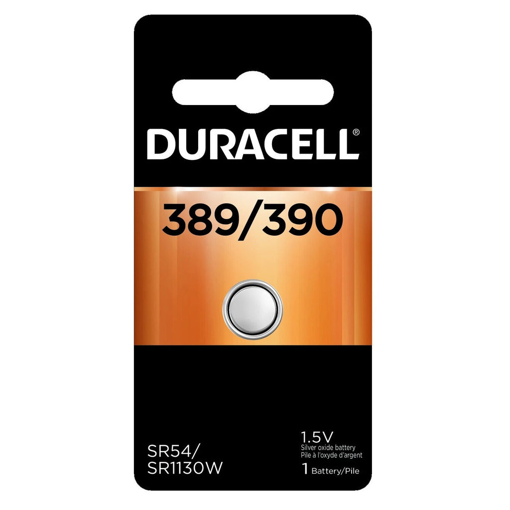 1 389/390 Duracell Silver Oxide Battery (AG10, 189, SR1130, SR1130W, SR54)