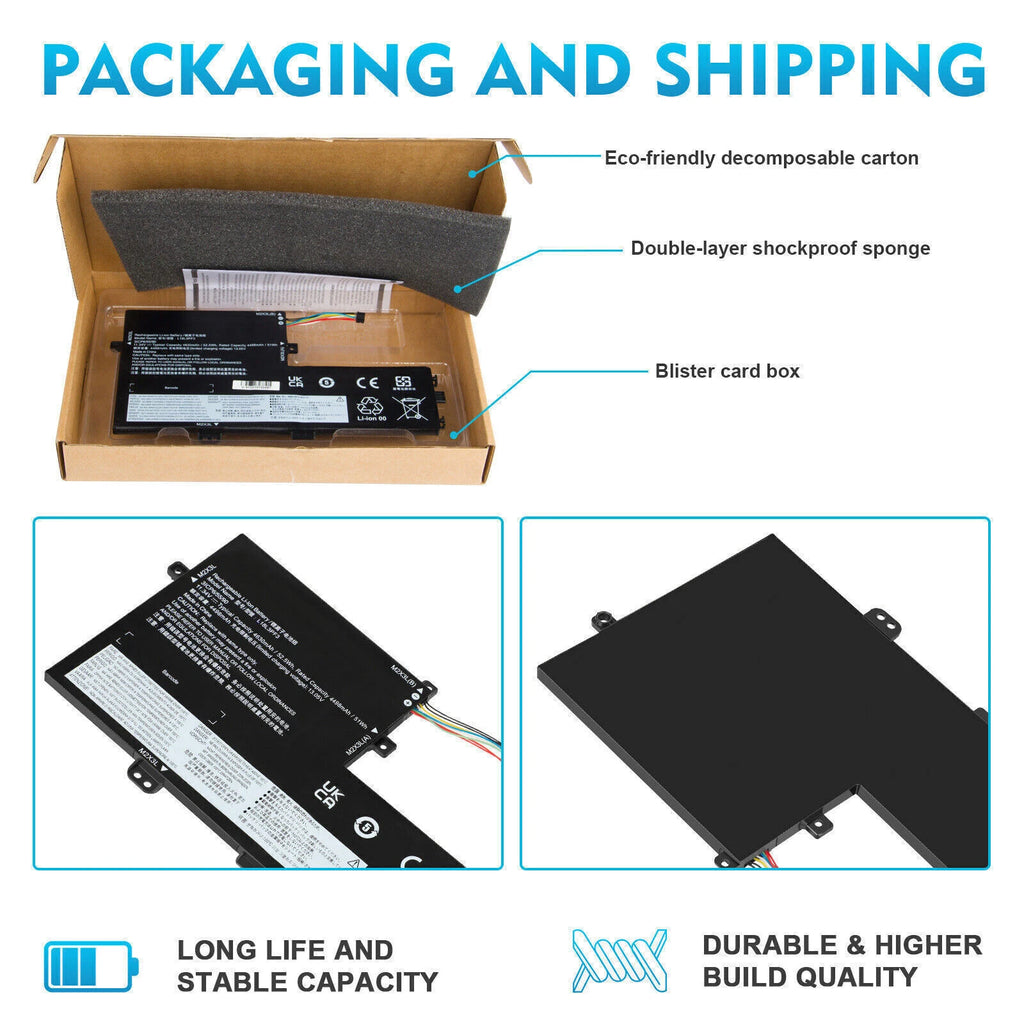 ?L18M3PF7 Battery for Lenovo ideapad S340-15API S340-15IWL L18C3PF7 L18M3PF6