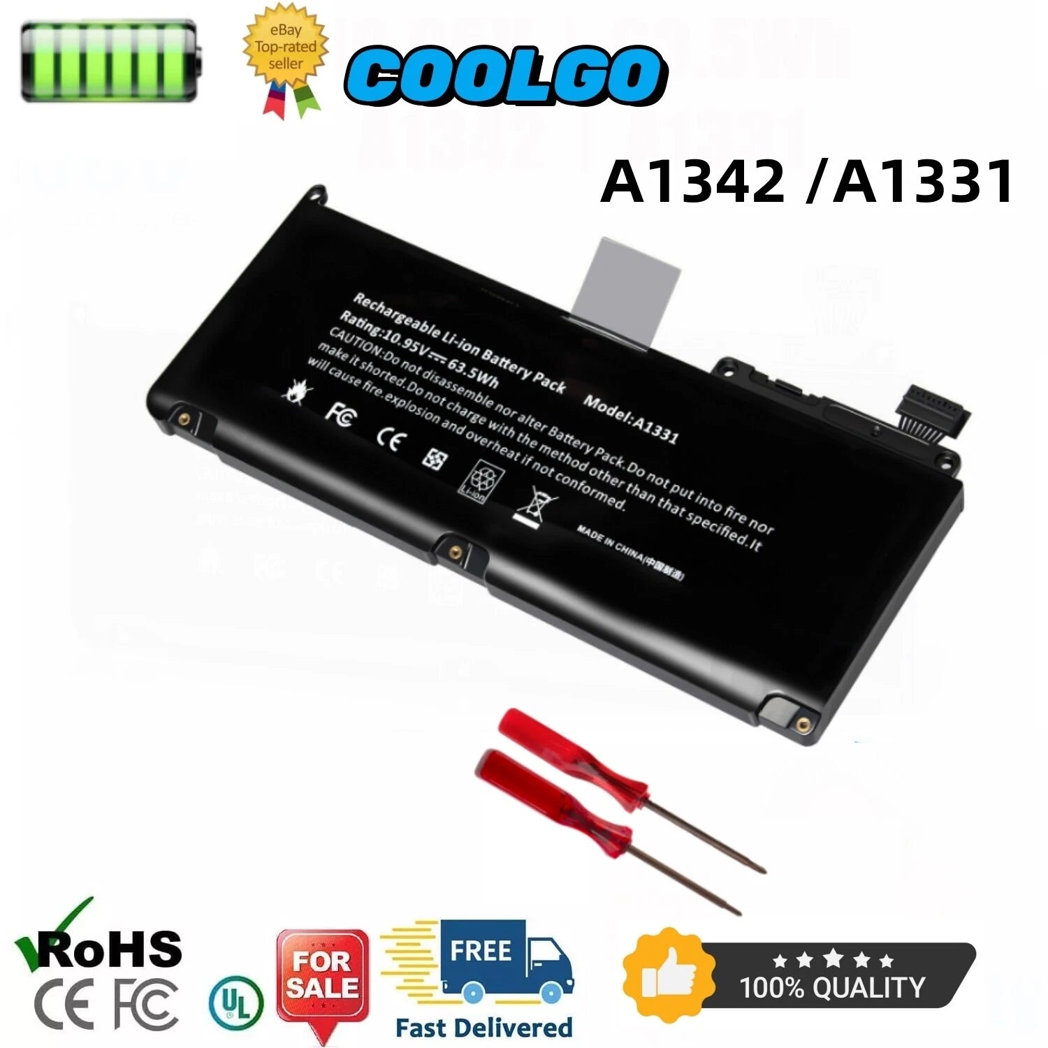 LOT 10x A1331 Battery For Apple MacBook Unibody 13 Inch A1342 Late 2009 Mid 2010