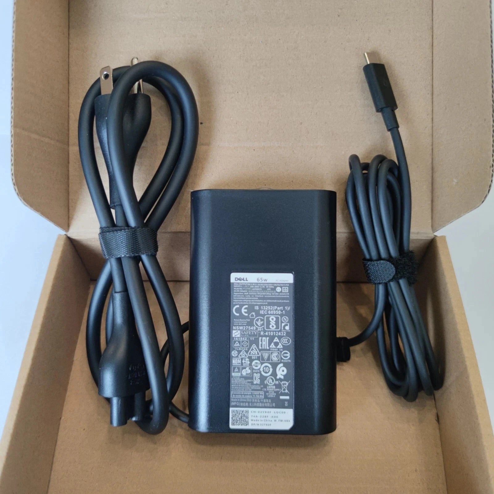 Original 65W 0JYJNW Type-C USB-C Adapter For Dell Latitude 9510 3410 3510 0M1WCF