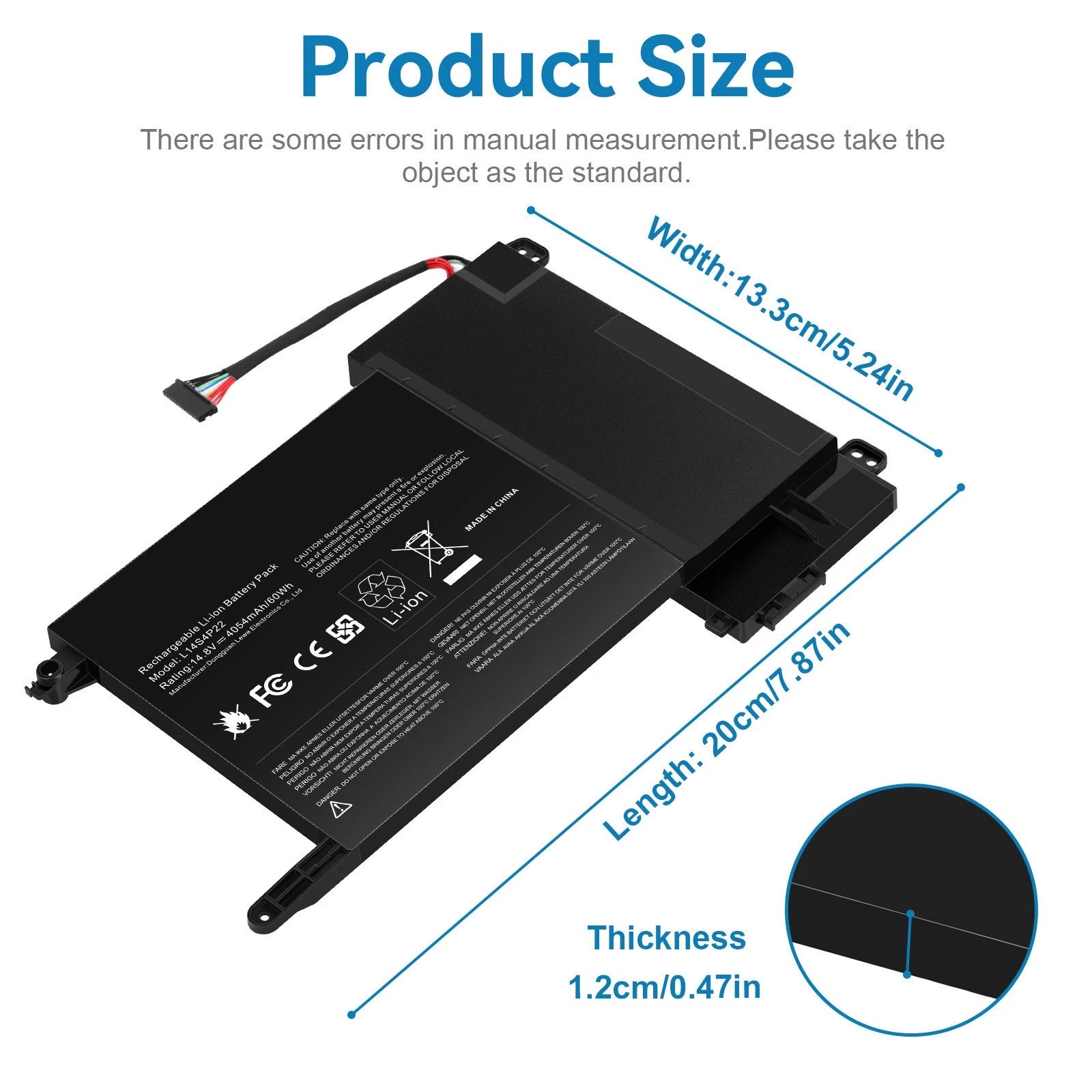 L14M4P23 L14S4P22 L14L4P23 Laptop Battery for Lenovo IdeaPad Y700 Y700-ISE Y701
