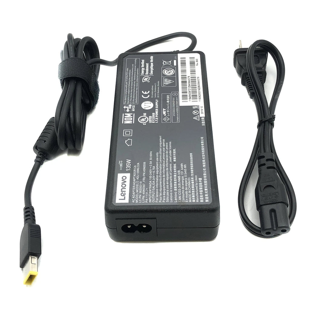 Open Box GENUINE Lenovo 135W Adapter for ThinkPad T440p T530 T540p W540 Charger