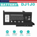 DJ1J0 Battery for Dell Latitude 12 7280 7290 13 7380 7390 14 7480 7490 451-BBZL