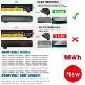?68+ NEW Battery For Lenovo ThinkPad T440s T450 T550 X240 X250 X260 X270 45N1127