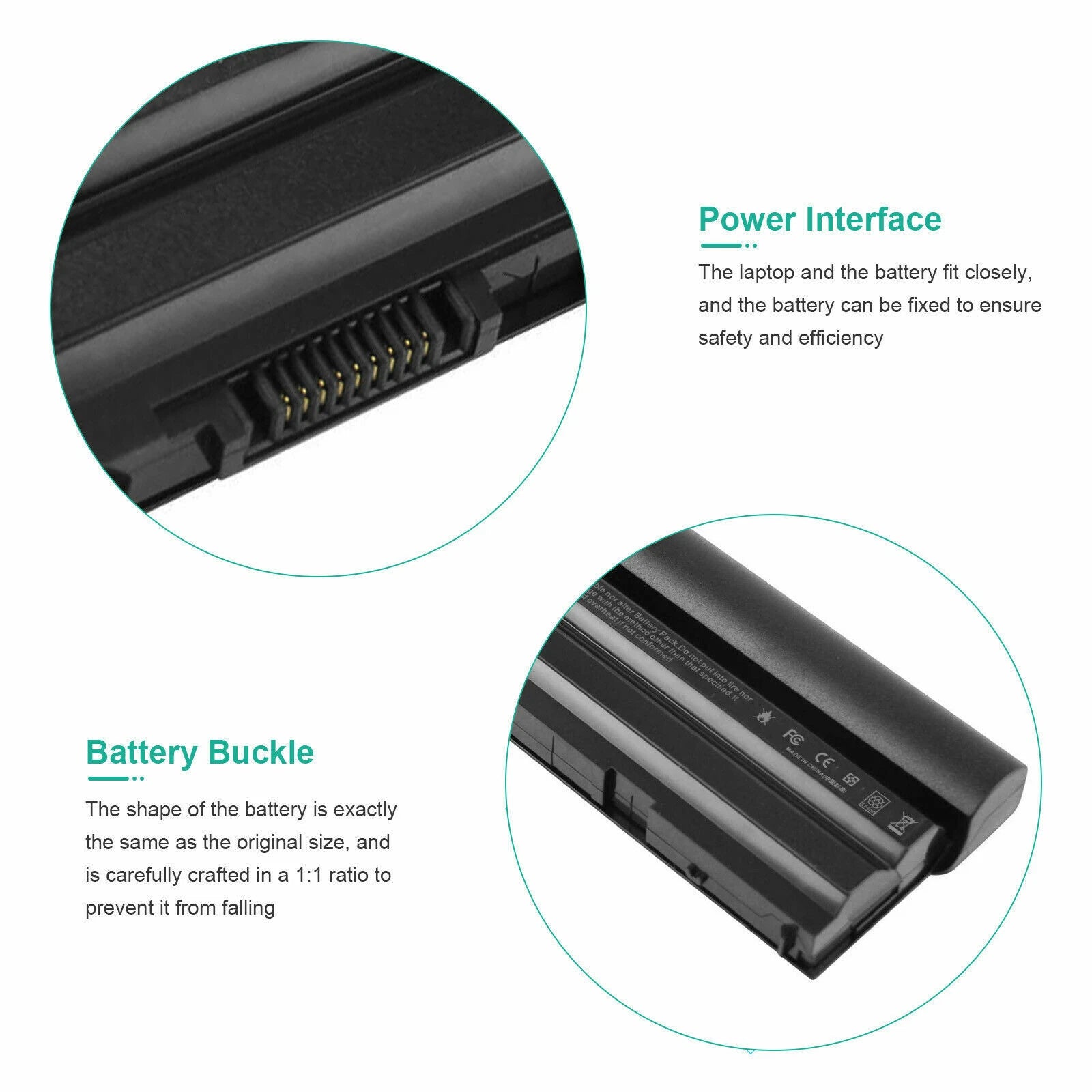 Battery for Dell Latitude T54FJ E6420 E6540 E6440 71R31 N3X1D 911MD E5520 E6430