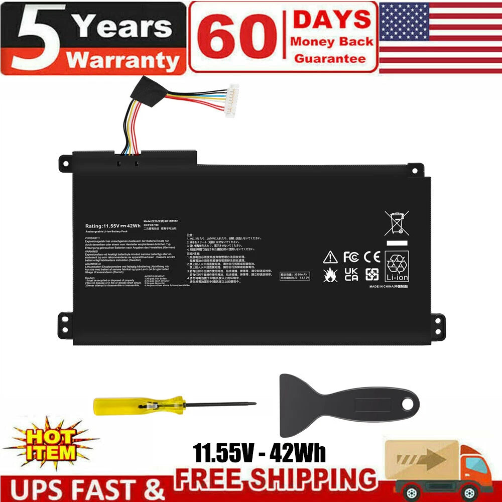 B31N1912 Battery For ASUS VivoBook 14 E410MA L410MA E410KA E510MA E510KA F414MA