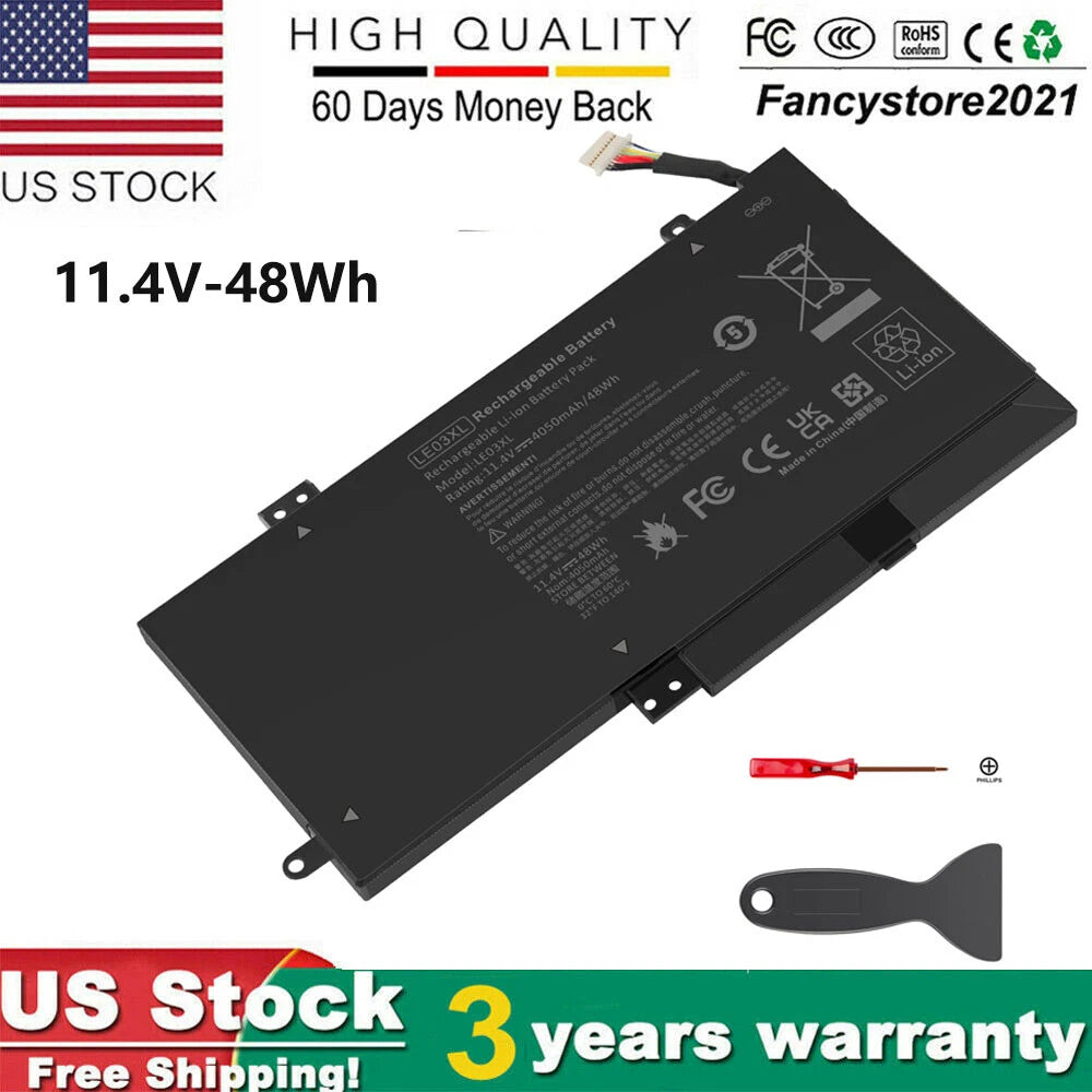 LE03XL Battery 11.4V 48Wh for HP 13-s056nw 13-s054sa 796220-541 796356-005