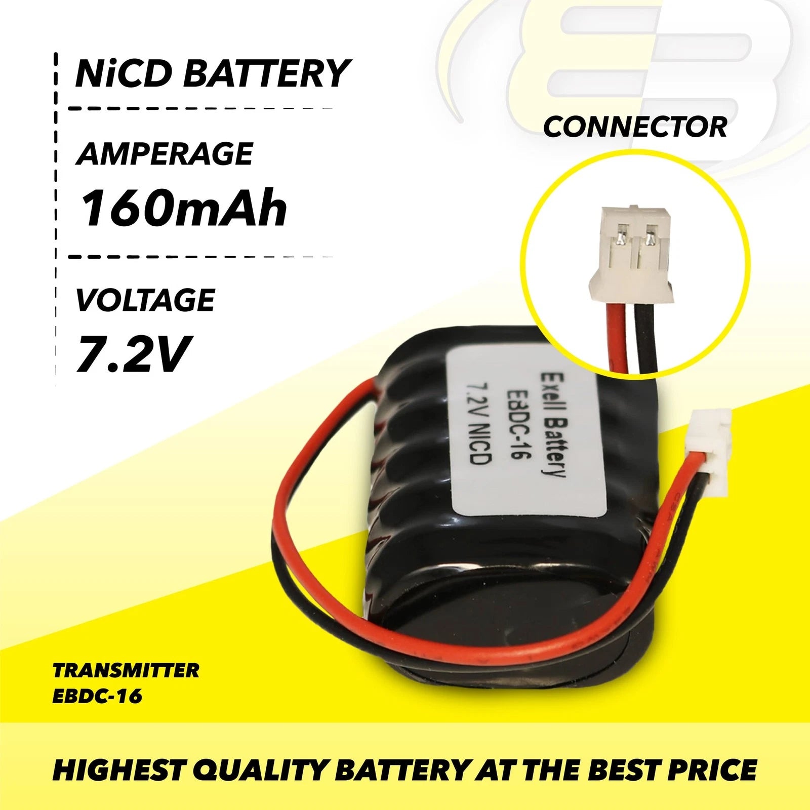 Dog Collar Battery Fits Field Trainer Wetland SD-400 Series (FT-100) 650-059