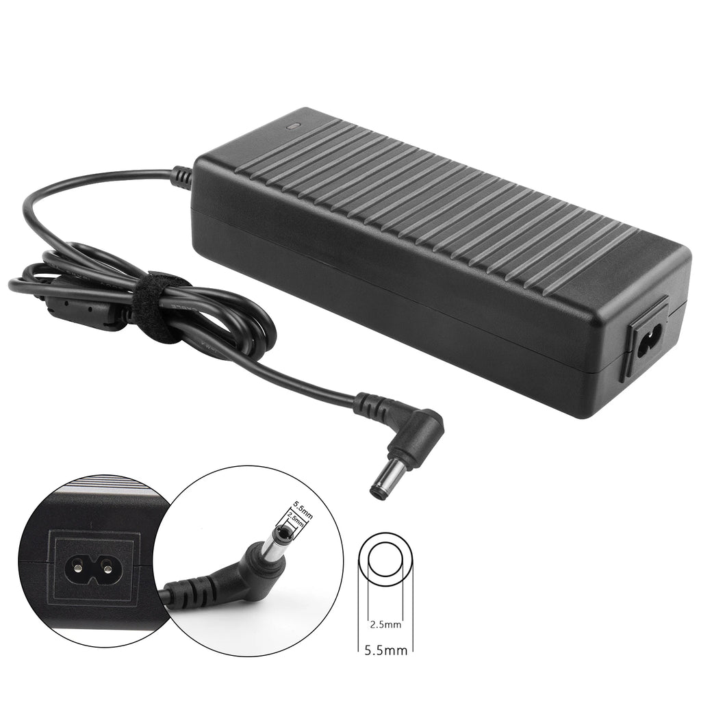 19V 6.32A 120W AC Power Supply Adapter Charger For ASUS ROG MSI Laptop 5.5*2.5mm
