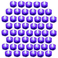 50 pack Purple Submersible Waterproof Battery LED Tea Light ~ Wedding Decoration