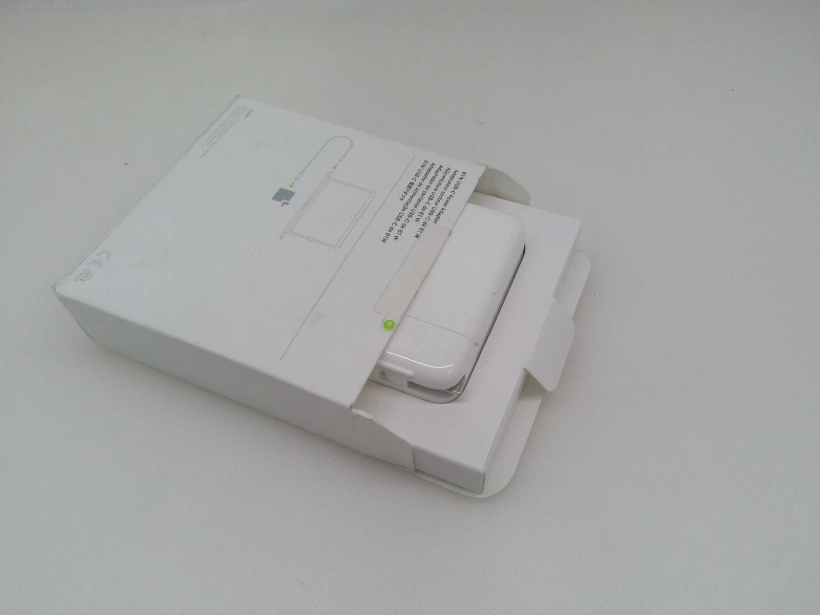 OEM Apple A1947 61W USB-C Power Adapter Wall Charger for MacBook Pro Open box