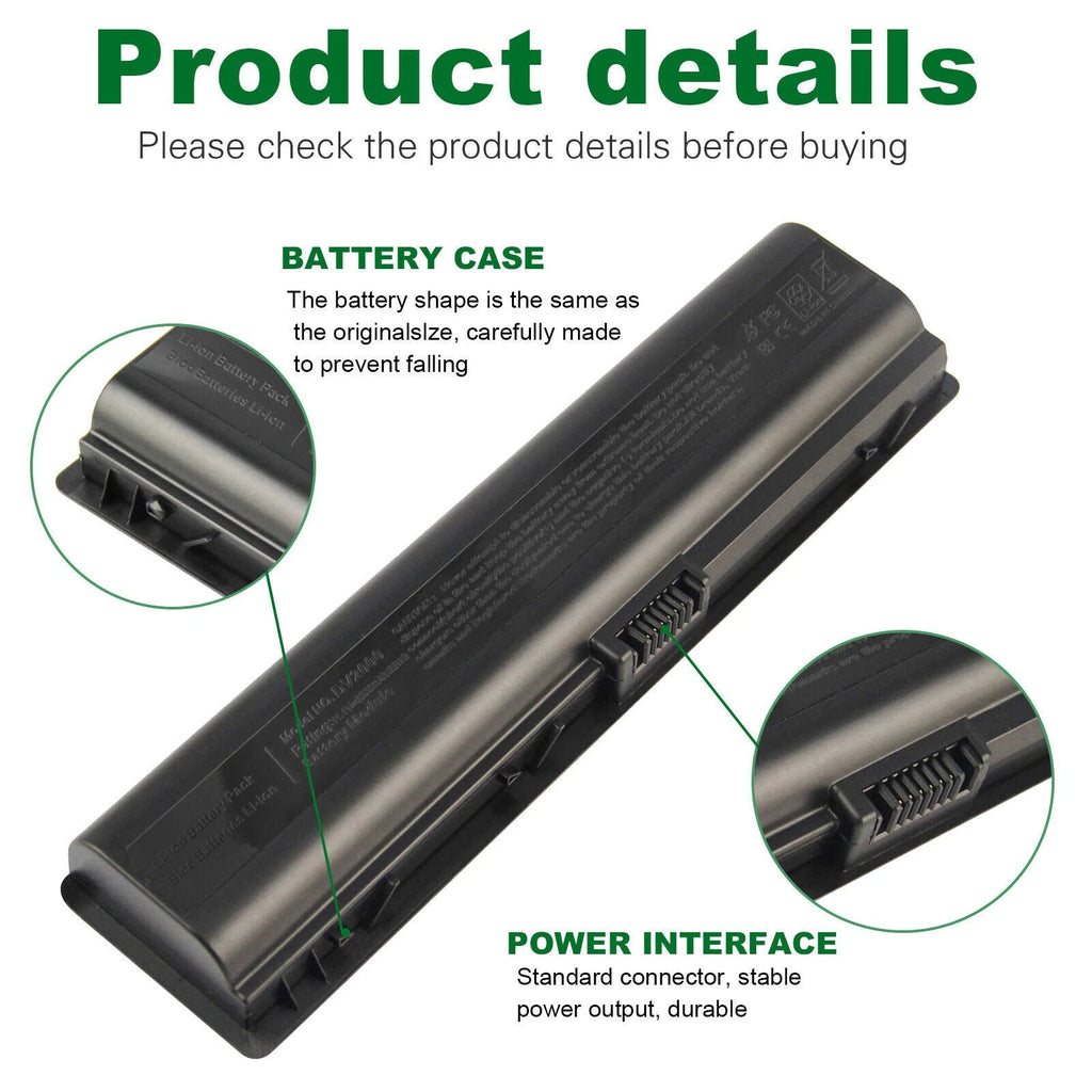 ??LOT DV2000 Battery For HP Pavilion DV6000 DV6100 dv6500 dv6700 dv2500 5200mAh