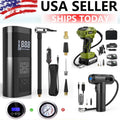 Car Tire Inflator Pump Portable Air Compressor, 150PSI Auto Shut Air Pump DC12V