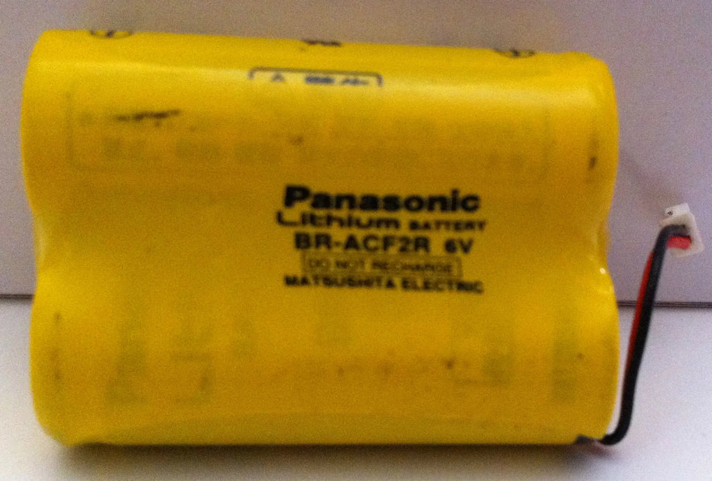 Brand New Panasonic BR-ACF2R 6V Lithium FAUNC Battery w/ Plug