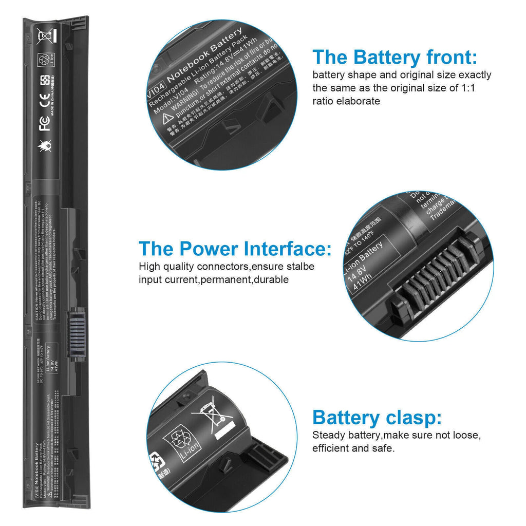 ?LOT VI04 Laptop Battery For HP ProBook 455 G2 440 450 G2 756743-001 756744-001