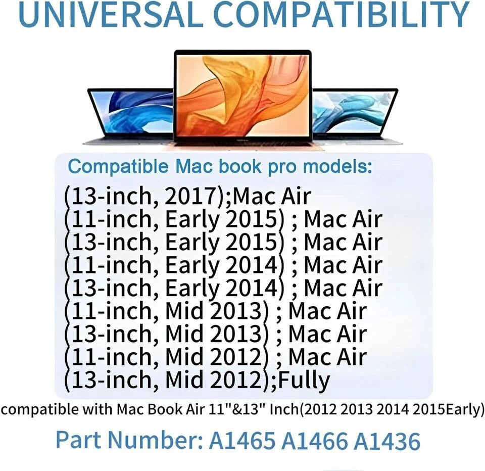 Mac Book Pro 45W Charger 45W T-Tip Power Adapter for Mac Book Air 11'' & 13''