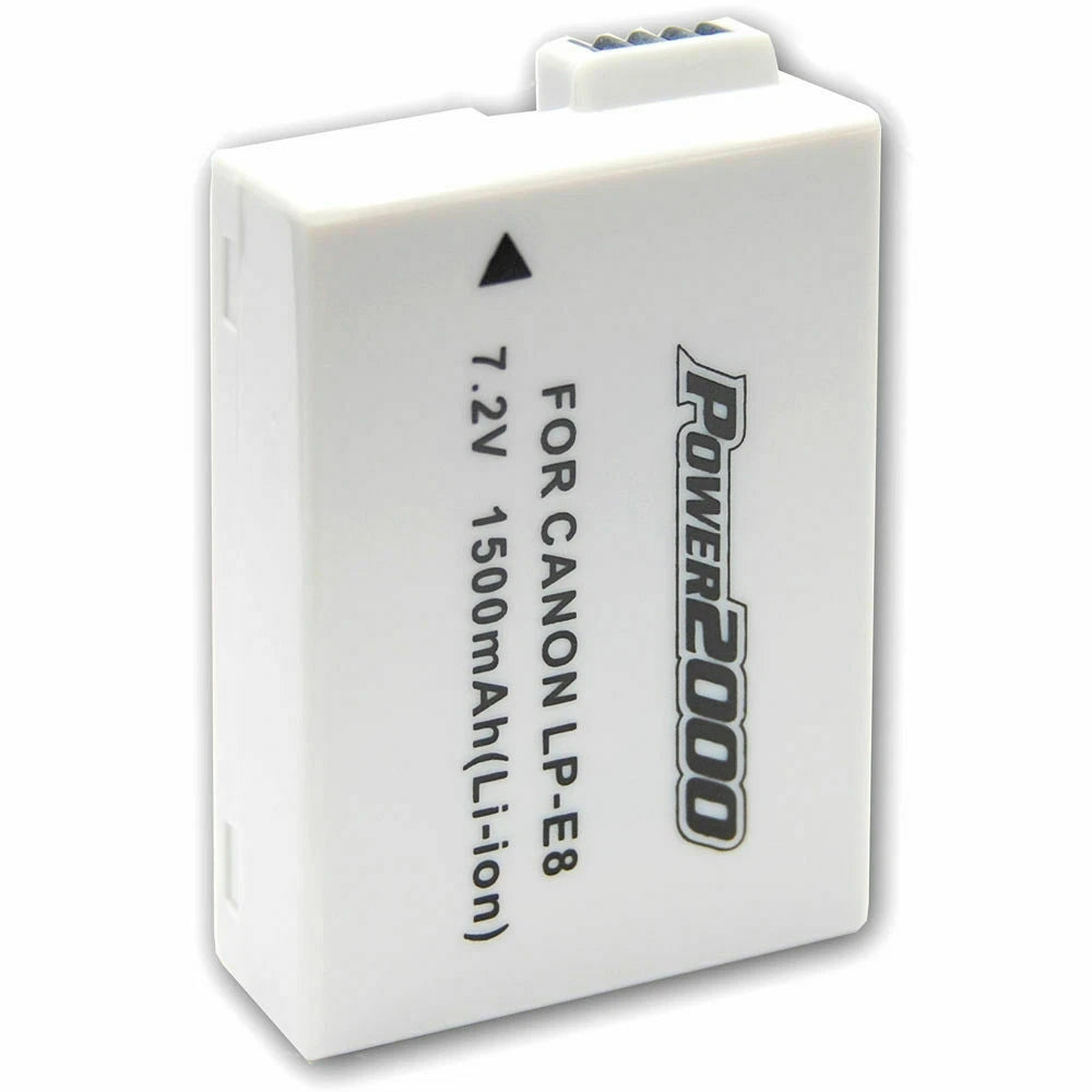 LP-E8 Battery & Charger + 16GB SDHC Memory for Canon EOS T2i, T3i, T4i, T5i