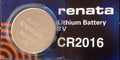 CR 2016 RENATA WATCH BATTERY ECR2016 CR2016 3V FREE SHIPPING Authorized Seller