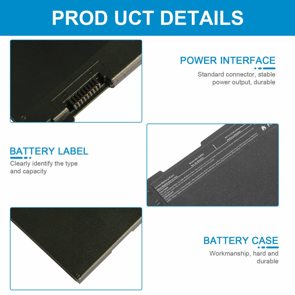 CM03XL battery for HP EliteBook 840 845 850 740 745 750 G1 G2 Series 717376 CM03
