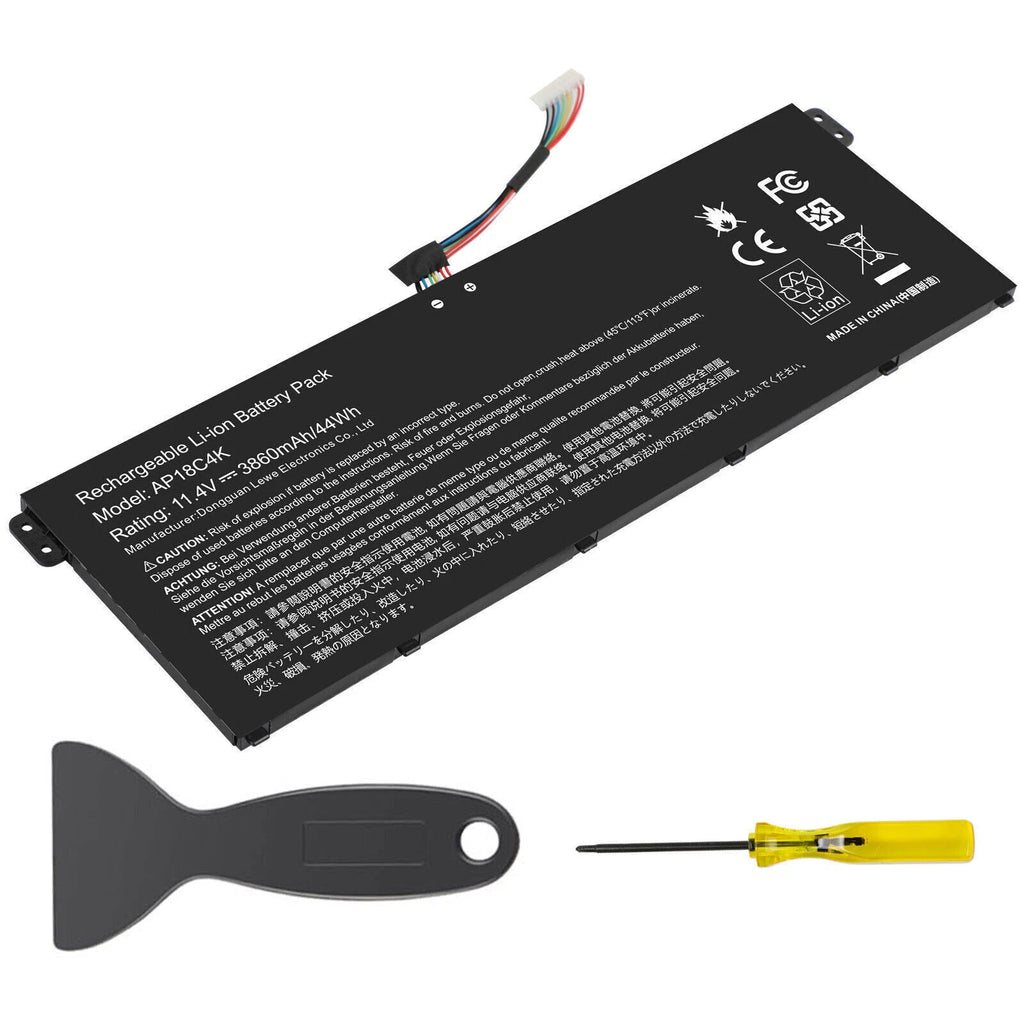 Battery AP18C4K For Acer Aspire A515-43 A515-43-R-19-L A515-43-R057 KT0030401