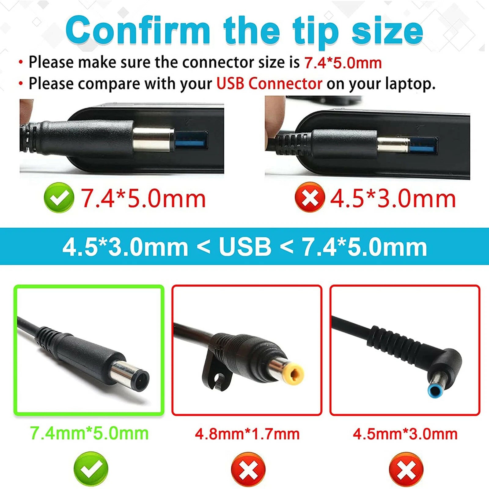 AC Adapter For HP Probook 6455b 6460b 6465b 6470b 6475b Power Cord Charger 90W