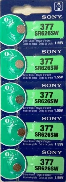 Sony 377 SR626SW Watch Battery - 2Pc