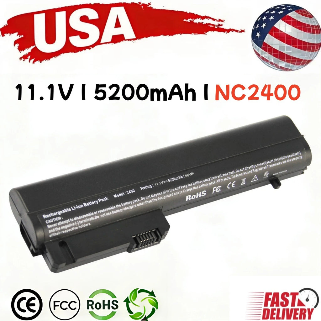 Notebook Battery for HP EliteBook 2530p 2540p NC2400 2533t HSTNN-FB22 EH767AA PC