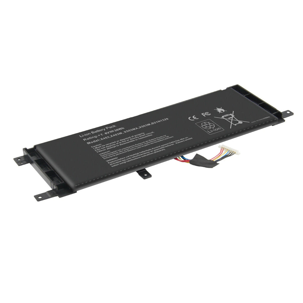 B21N1329 Laptop Battery For Asus X453MA-0132DN3530 X553M X553MA -7.6V 30Wh
