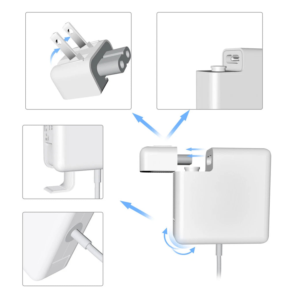 L tip Charger For Apple Macbook Air Pro 11" 13" AC Power Adapter Mag 1 2008-2012