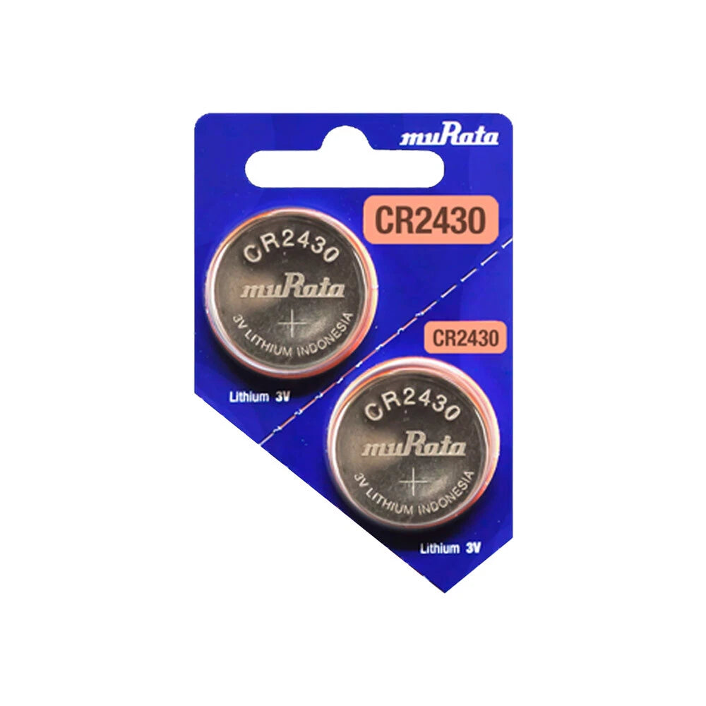 5 Murata CR 2430 CR2430 Lithium 3-Volt Coin Cell Batteries- Replaces Sony