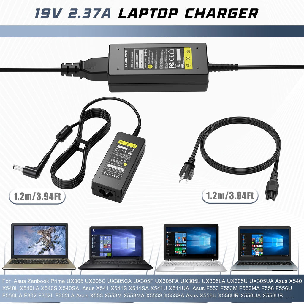 19V 1.75A 33W AC Adapter Power Supply For Asus VivoBook 0A001-00330100 Notebook