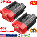 1-2X 40V Replacement Battery for SKIL PWRCore BY8708C-01 BY8705-00 Lithium 6.0Ah