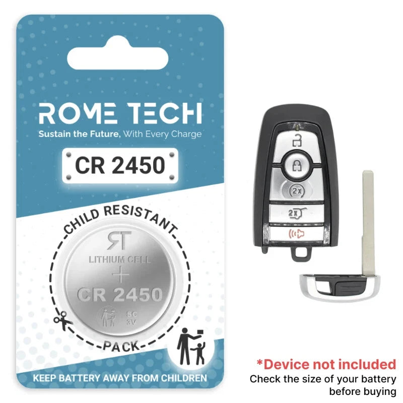 Key Fob Battery Replacement for Ford Expedition 2023 2022 2021 2020 2019 - 2015