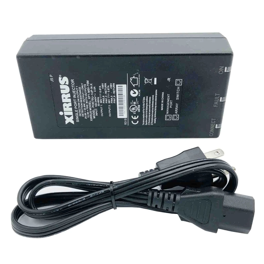 New Original Xirrus XP1-MSI-75M POE75U-1UP-N-X Single Port Injector 3 Output PoE