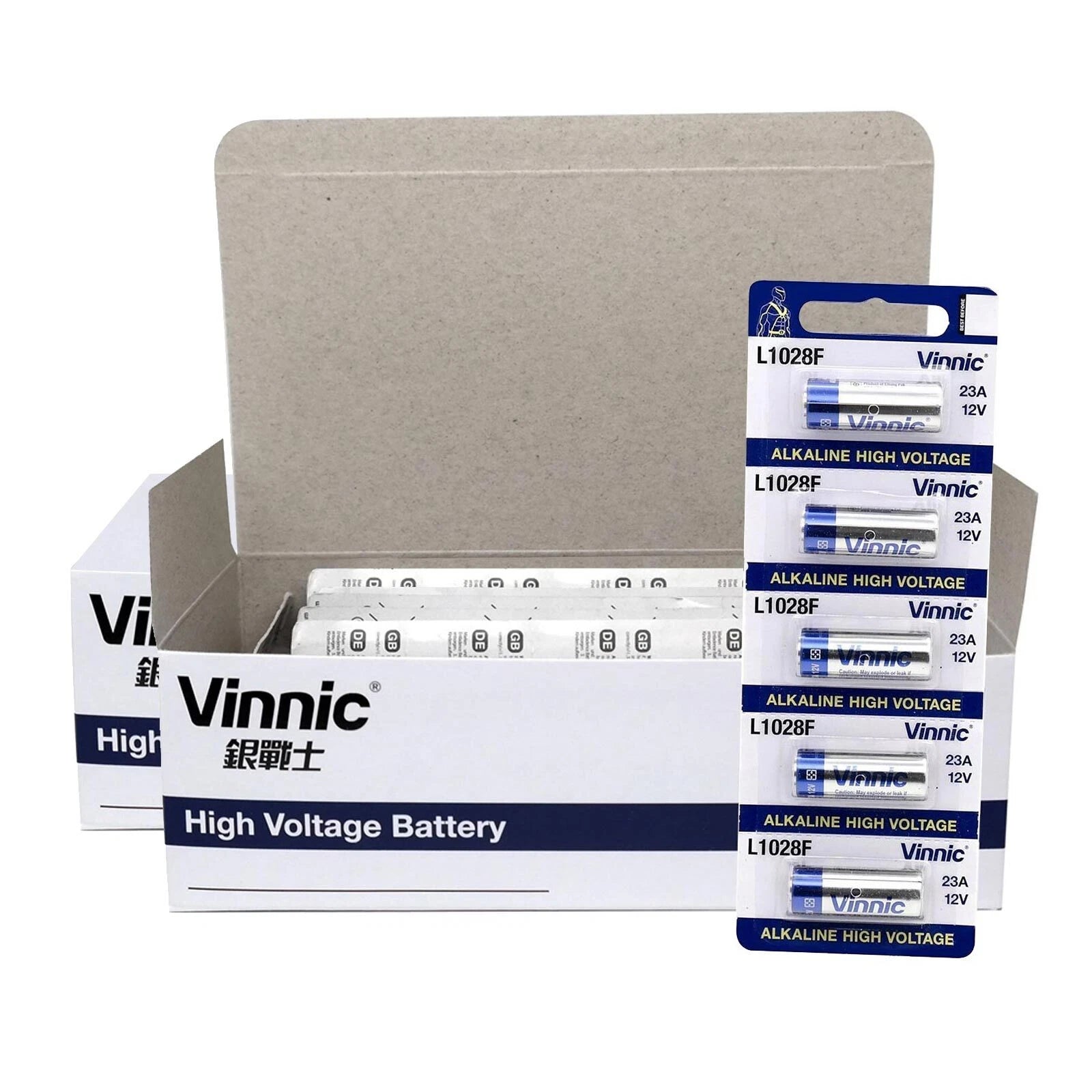 100pcs L1028 Alkaline 12V Batteries MN21, A23, LRVO8