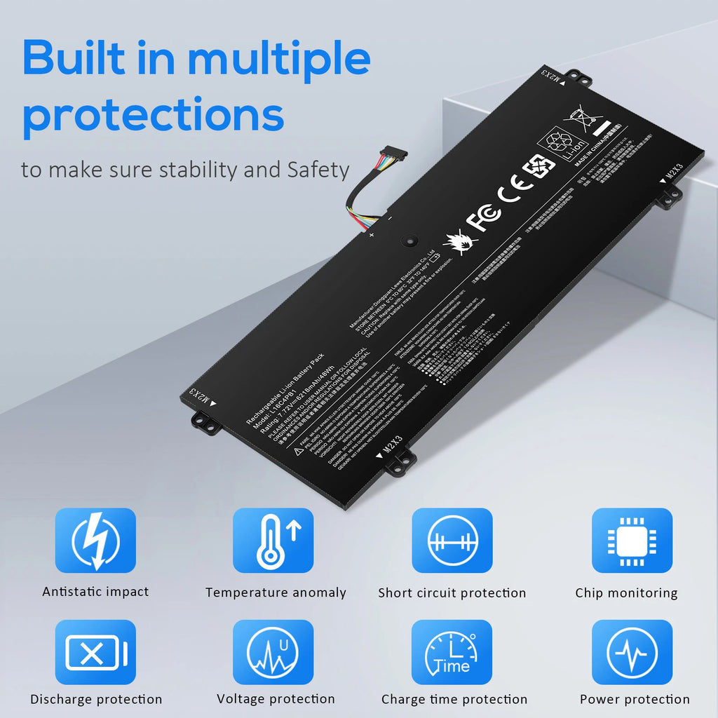 New L16L4PB1 L16C4PB1 L16M4PB1 Battery For Lenovo YOGA 720-13IKB 730-13IKB 48Wh