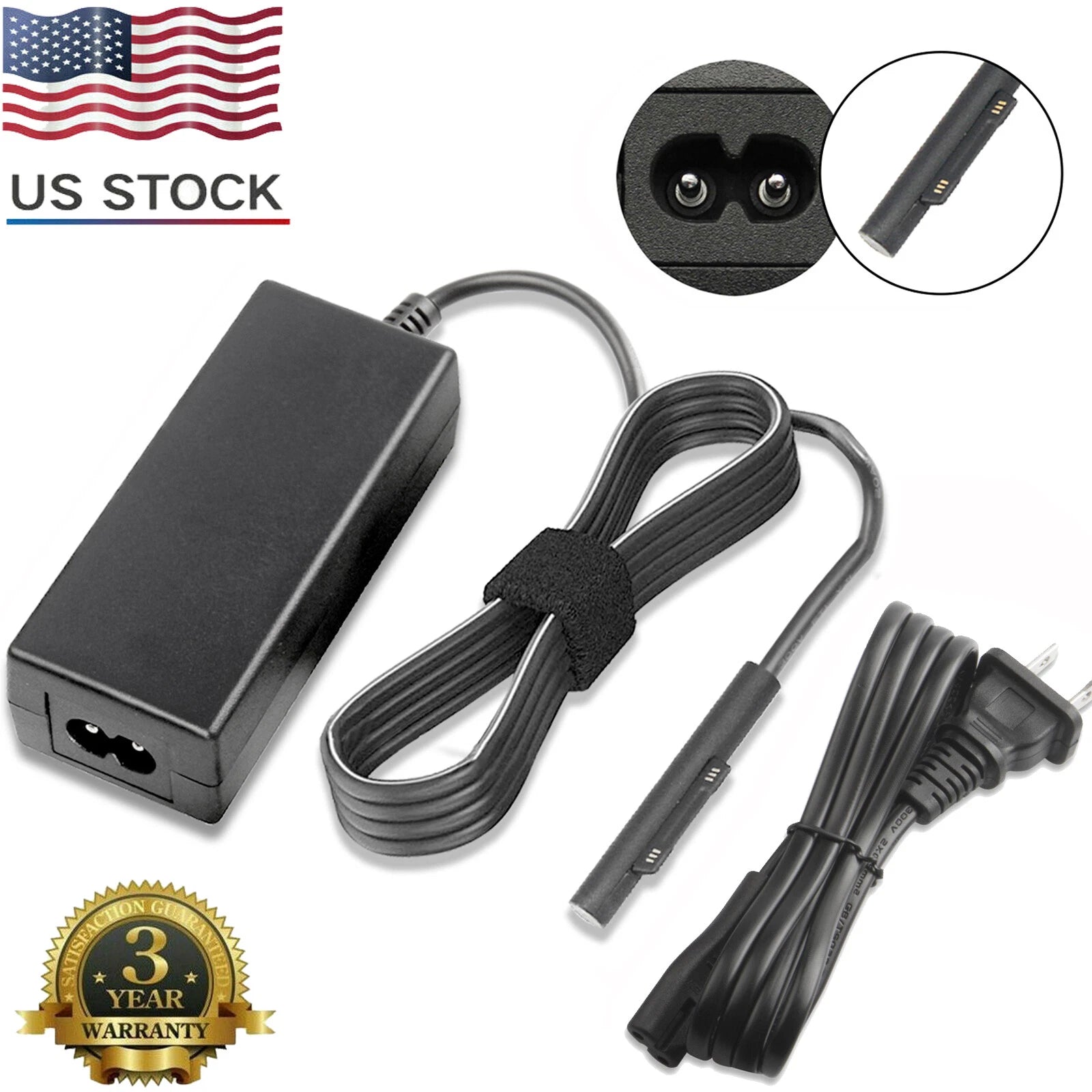 For Microsoft Surface AC Adapter charger Surface Pro 3 Pro 4 Pro 5 Pro 6 1625 US