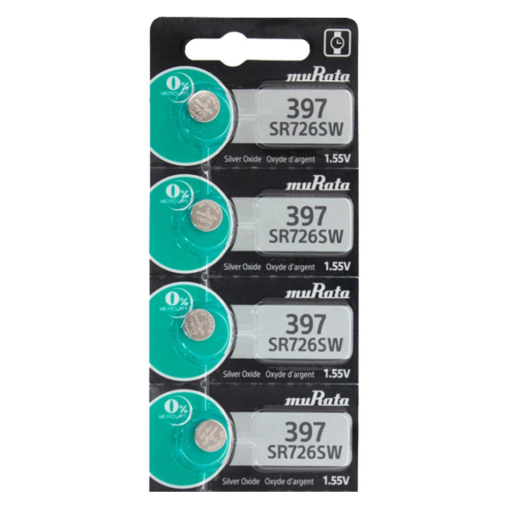 397 SR726SW Murata Replaces Sony Batteries 4 Pcs