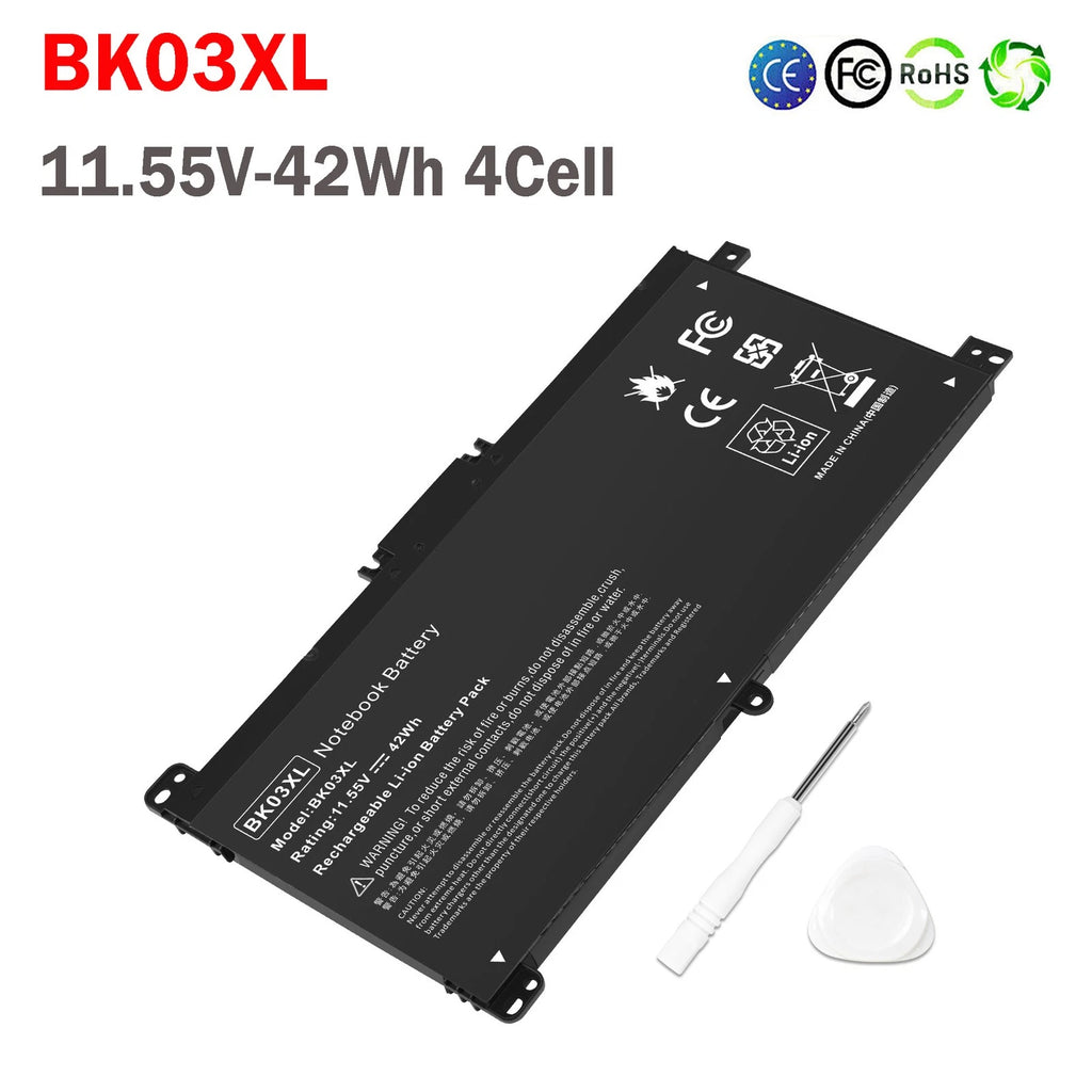 Battery BK03XL for HP Pavilion x360 14-BA00 HSTNN-UB7G 916811-855 916366-541 NEW